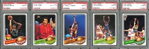 1979 Topps Basketball PSA MINT 9 Completely Graded Set of 132 Cards (1 PSA 8) #2 on PSA Set Registry!